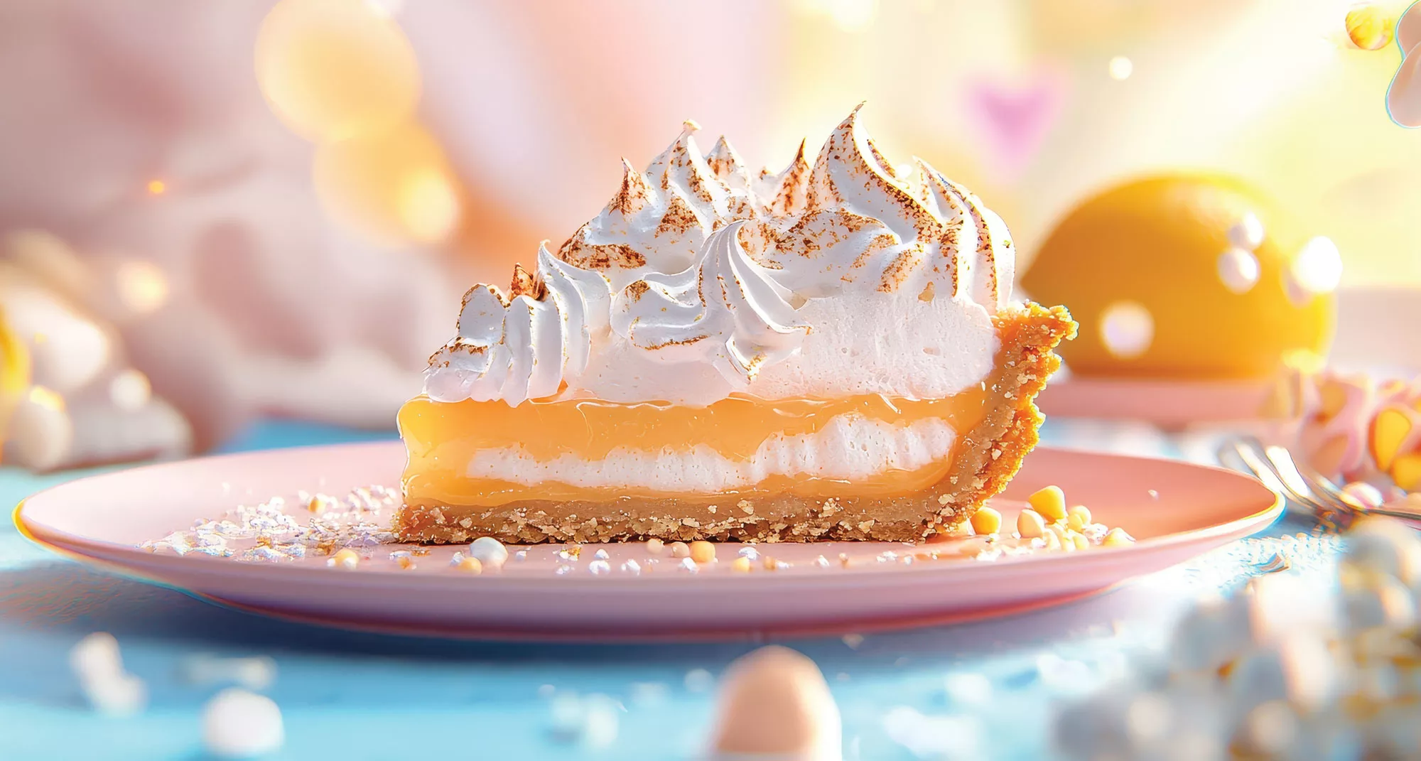 Meyer lemon meringue pie